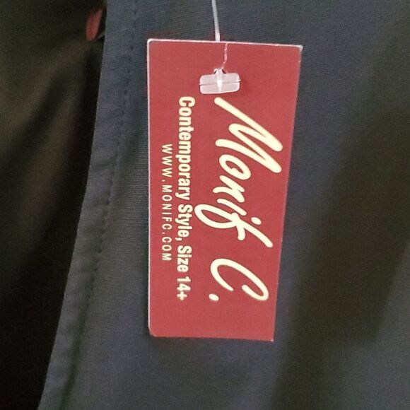 MONIF C. Black Dress - Size 2X - Picture 7 of 8